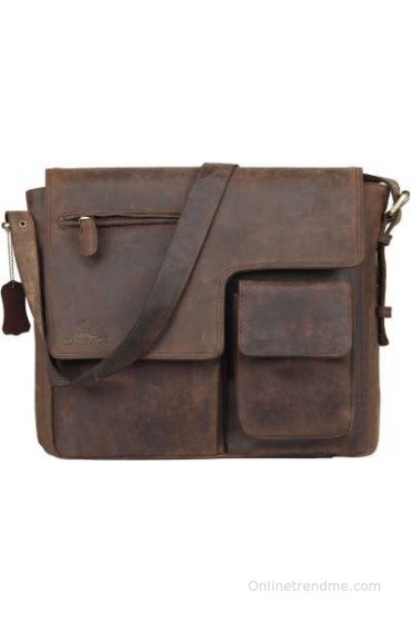 Leaderachi Messenger Bag(Brown)